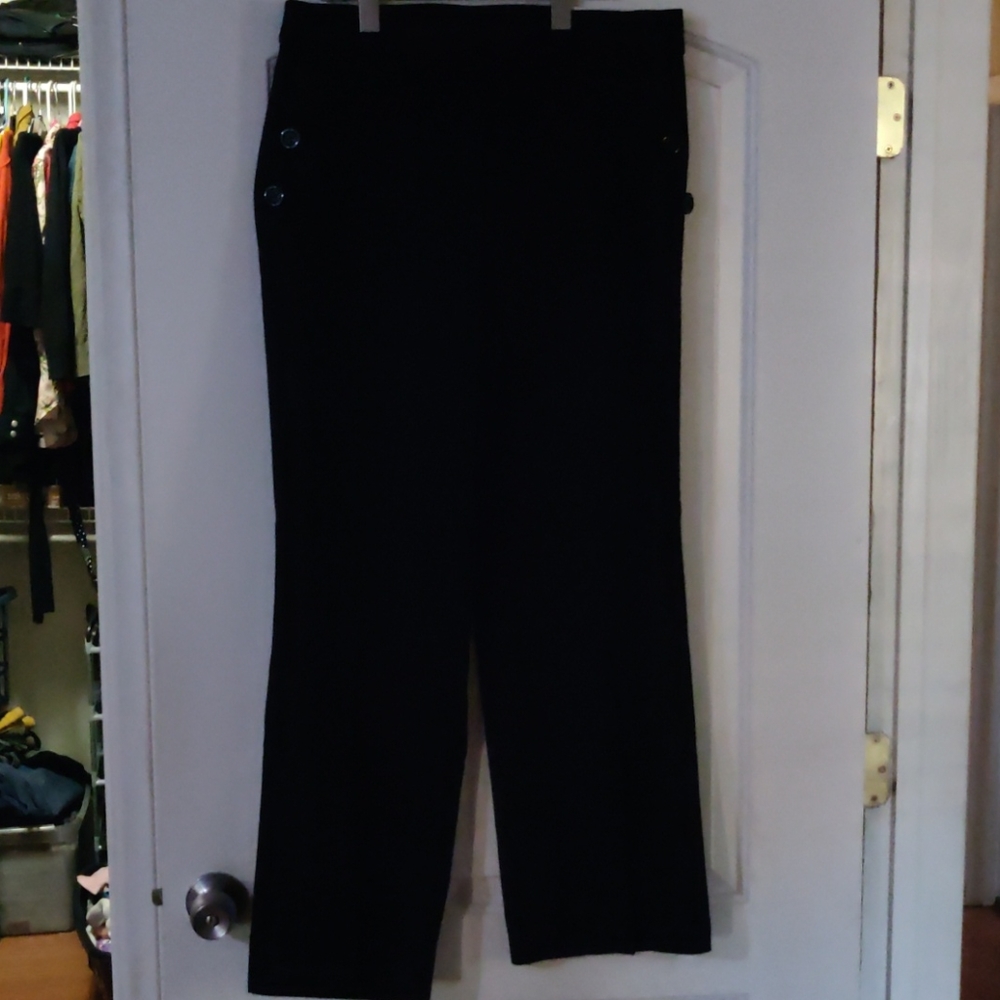 LOFT sailor flare pants curvy fit